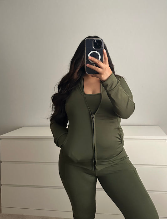 GEO 3 PIECE SET OLIVE GREEN