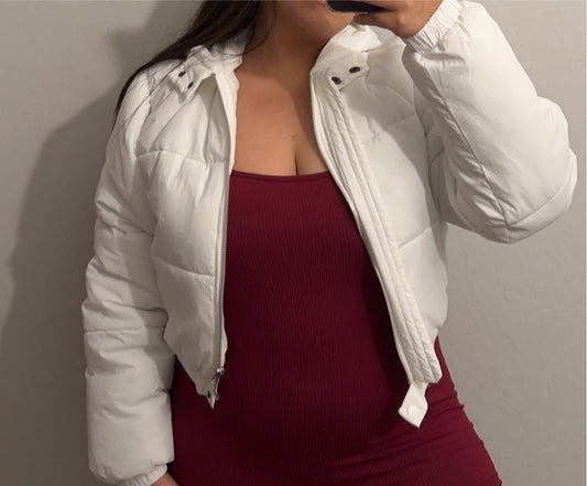 Lana Puffer Jacket (White)